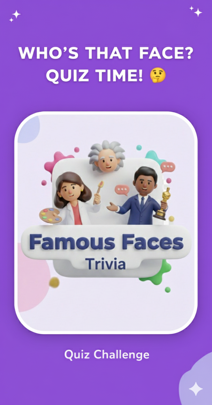 Famous Faces Trivia Home
